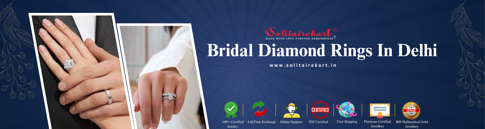 Bridal Diamond Rings in Delhi: A Perfect Blend of Elegance and Tradition